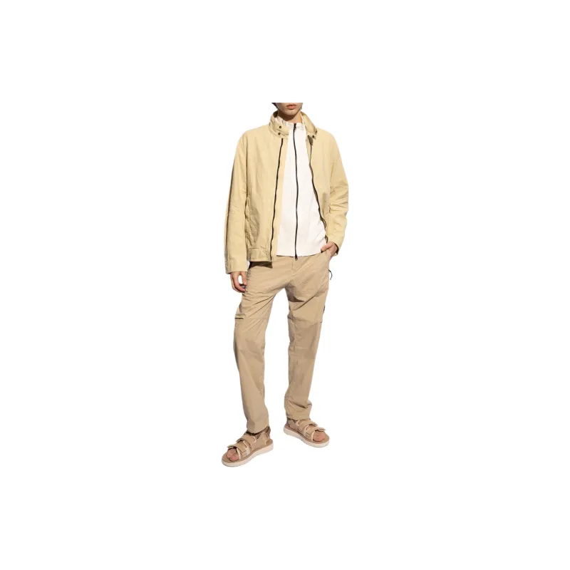 STONE ISLAND Compass badge Linen blend Jacket-1