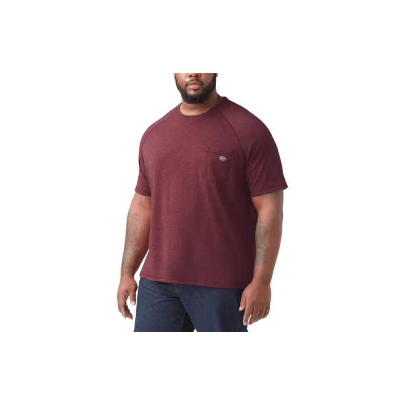 Dickies T-Shirts Men Burgundy-1