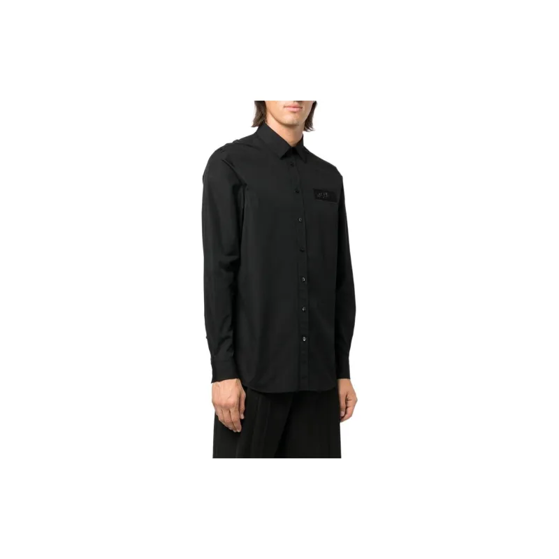 MOSCHINO Shirts Men Black-3