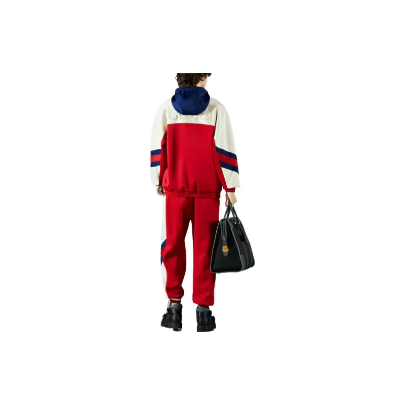 GUCCI Web Colour block Hoodie-1