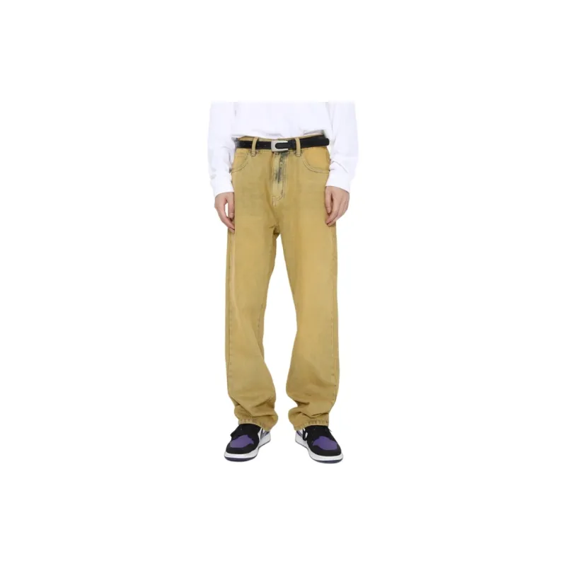 Voguo Relay Jeans Unisex Yellow-3