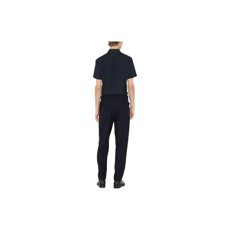 Burberry Logo embroidered Cotton Shirt-2