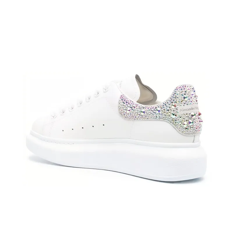 Alexander McQueen Oversized White Crystal Women's-4