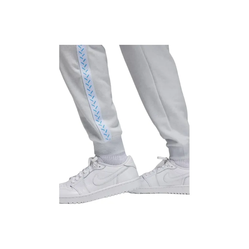 Jordan Flight MVP Knitted Sports Pants Men's Pure White Gold-3