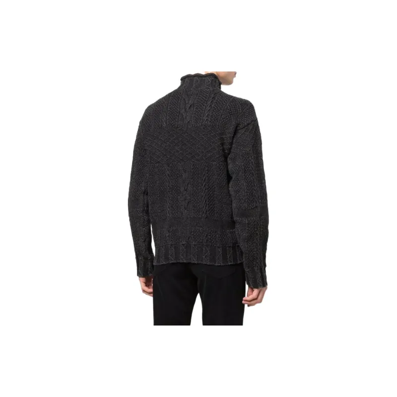 Ralph Lauren RRL Cable-knit Funnel-neck Jumper-2