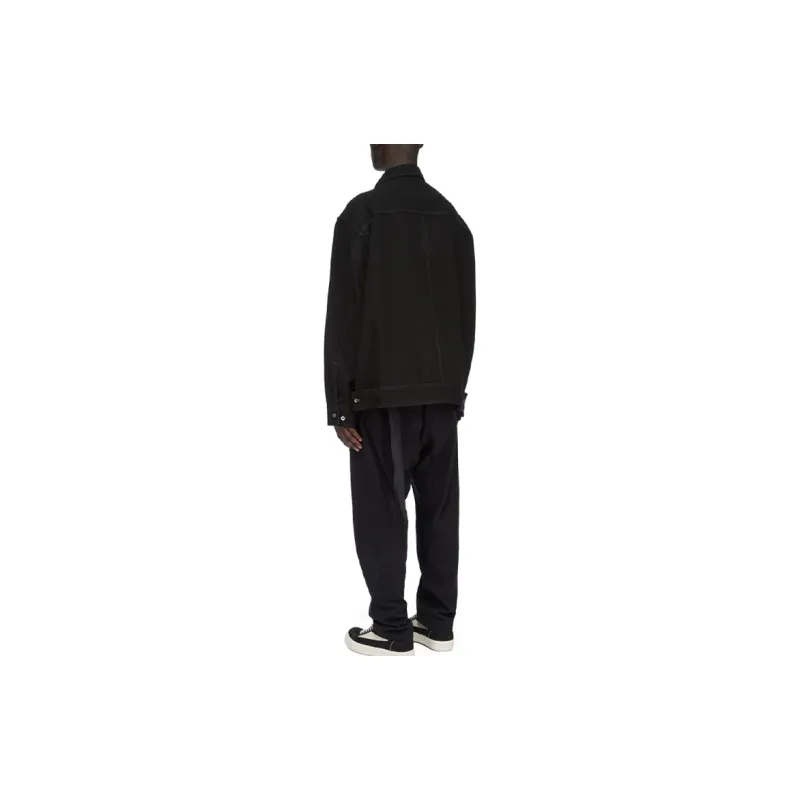 Rick Owens DRKSHDW Sphinx Jumbo Worker Button Up Jacket-4