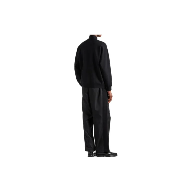 PRADA Logo Patch Cardigan-2