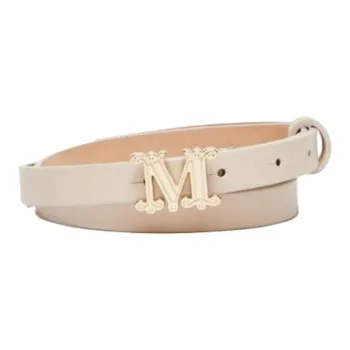 MaxMara Calfskin Leather Belts Women's Multicolor Width 1.5CM
