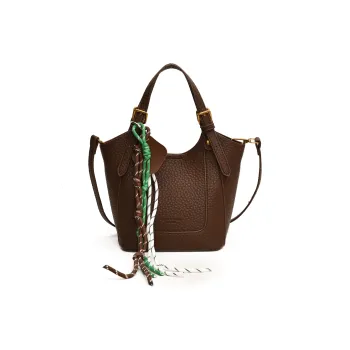 Yalu PU One Shoulder Handbag Regular Women's Coffee/Ecru/Black/Brown
