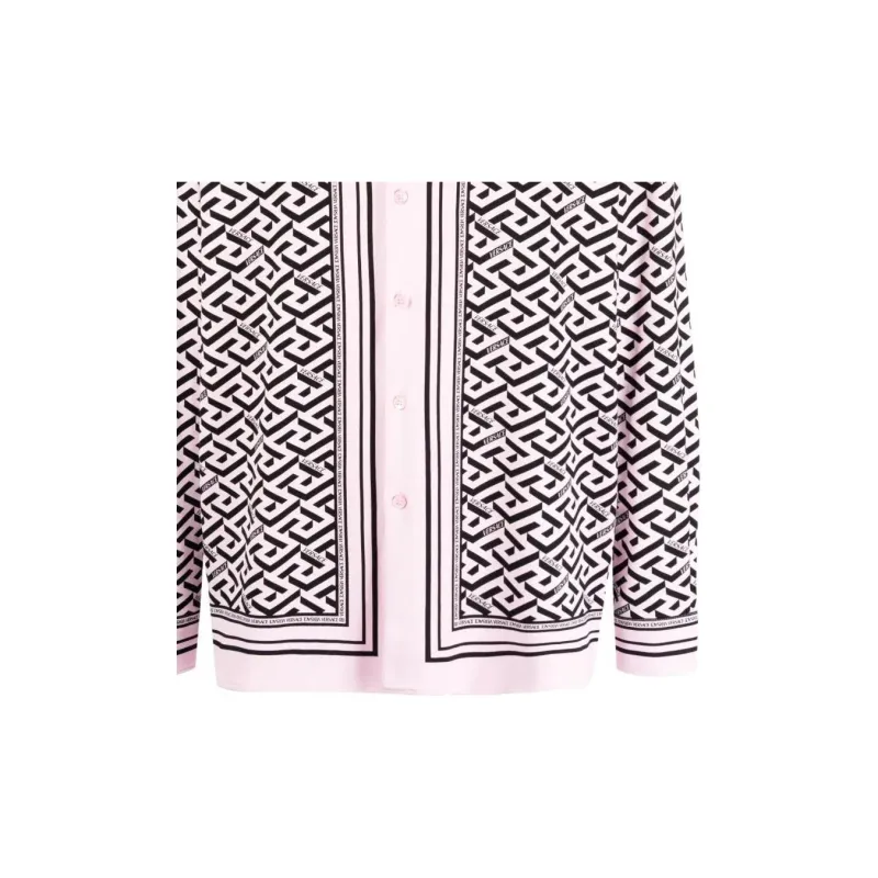 VERSACE Shirts Men Pink-5