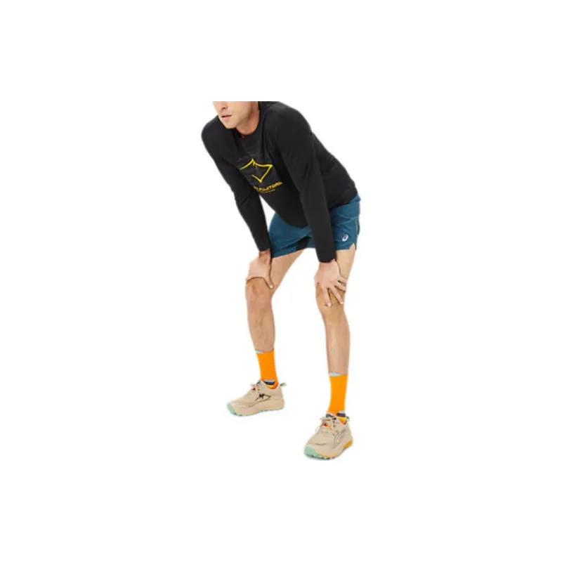Asics Fujitrail Logo Long Sleeve Top T-Shirt Men's Black-2