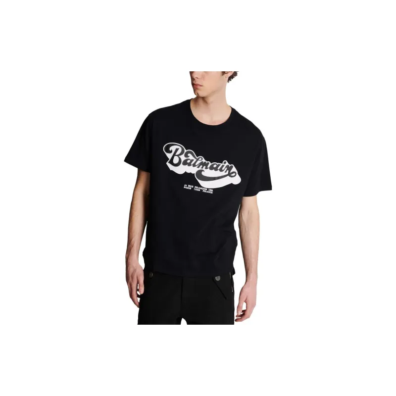 BALMAIN Bulky Fit 70s T Shirt-3