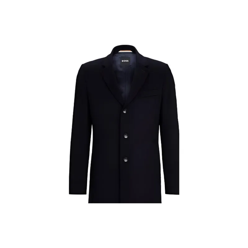 HUGO BOSS Coats Men Black-5