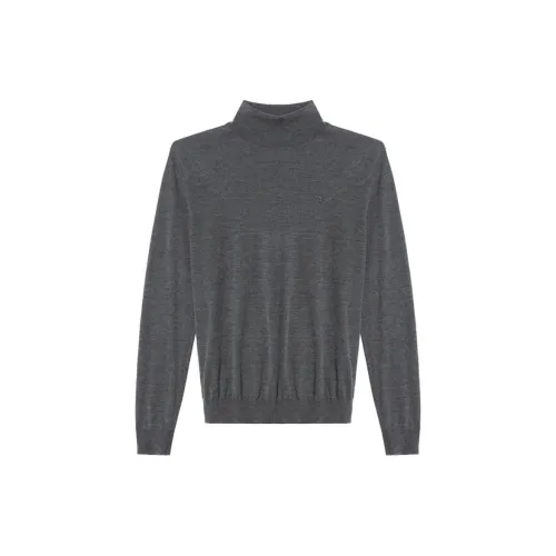 RARE Cashmere Sweaters Men Dark Gray