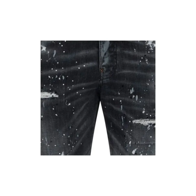 DSQUARED 2 Midnight Wash Skater Jeans-7