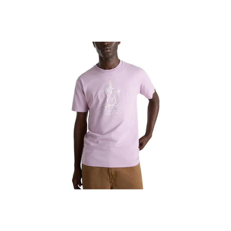 Vans CRAZY EDDY Drop Shoulder Sleeve T-Shirt Men's Lilac-2