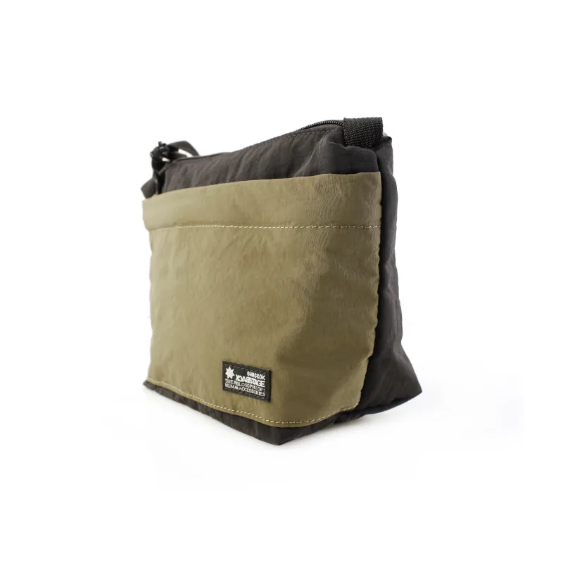 BACKSTAGE Polyamide Shoulder Bag Crossbody Bag Unisex Army Green/Orange/Yellow-16