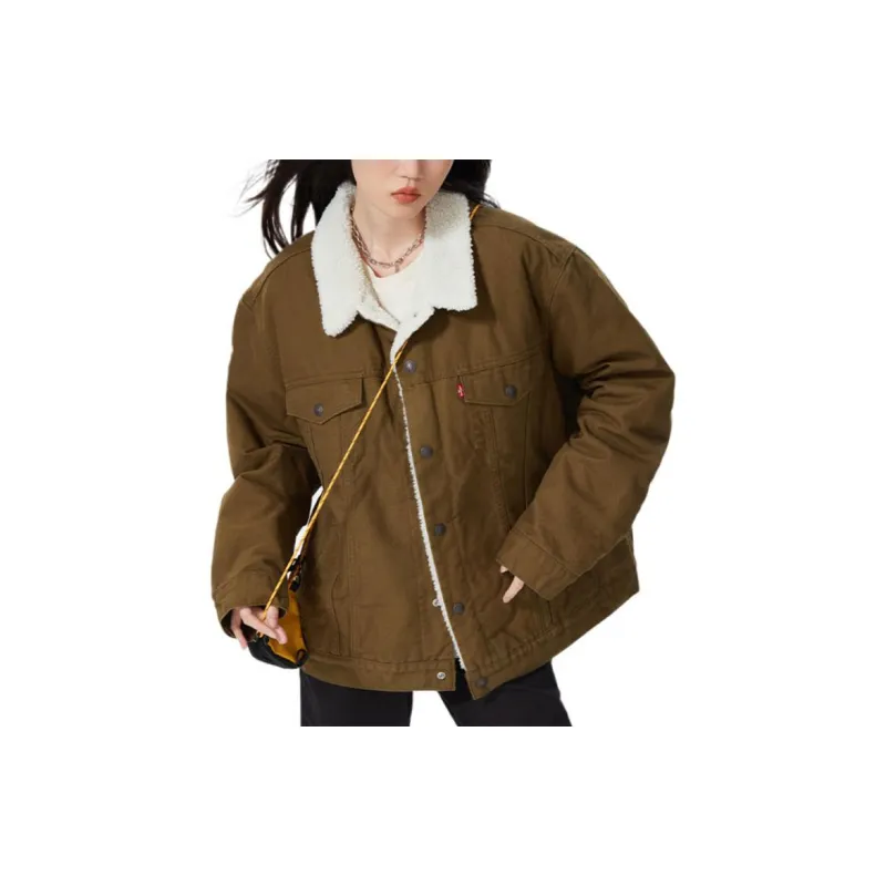 Levi's FW22 Jacket Unisex Army Green-4