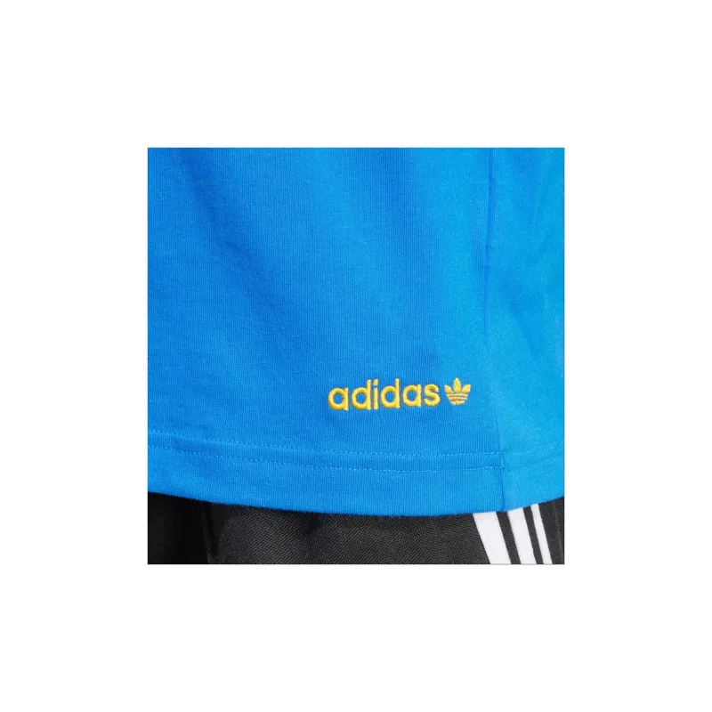 Adidas T-Shirts Men Blue-5