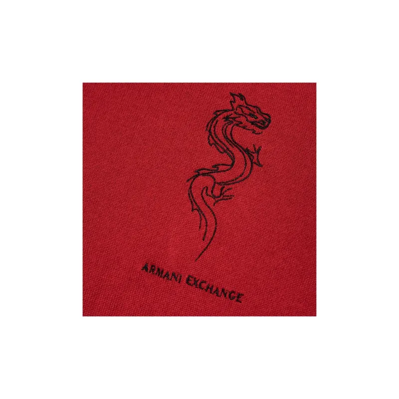 ARMANI EXCHANGE SS24 Sweater Men's Red-3