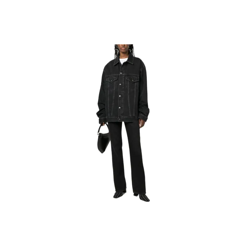 Acne Studios Denim Jackets Unisex Black-1