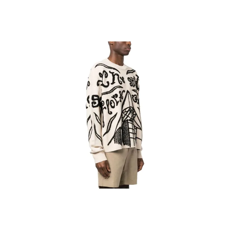 Acne Studios Sweaters Men Ecru-2