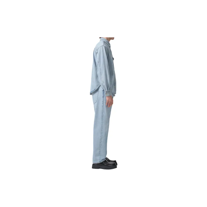 AGOLDE SS24 Jeans Men's Light Indigo-3