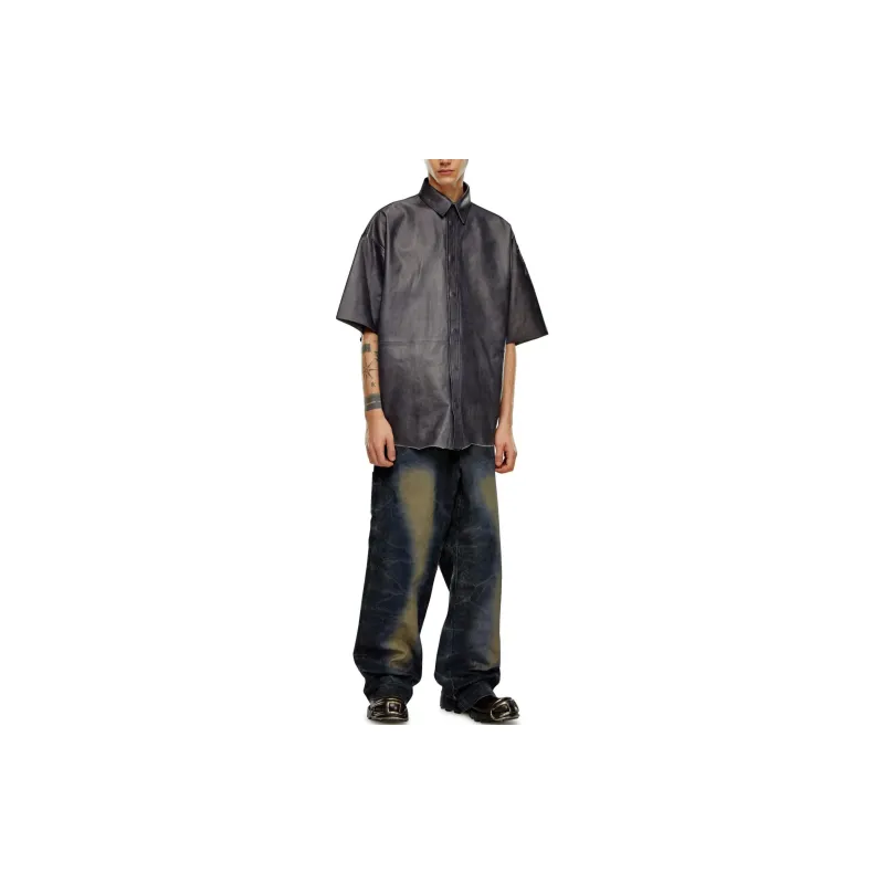 DIESEL Shirts Men Black-1