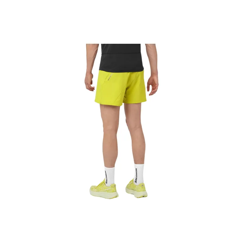 SALOMON CROSS 5' Casual Shorts Men's Yellow-2