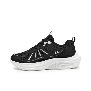 Warrior Wear-resistant Lightweight Breathable And Non-slip. Low-Top Training Running Shoes Men's Black
