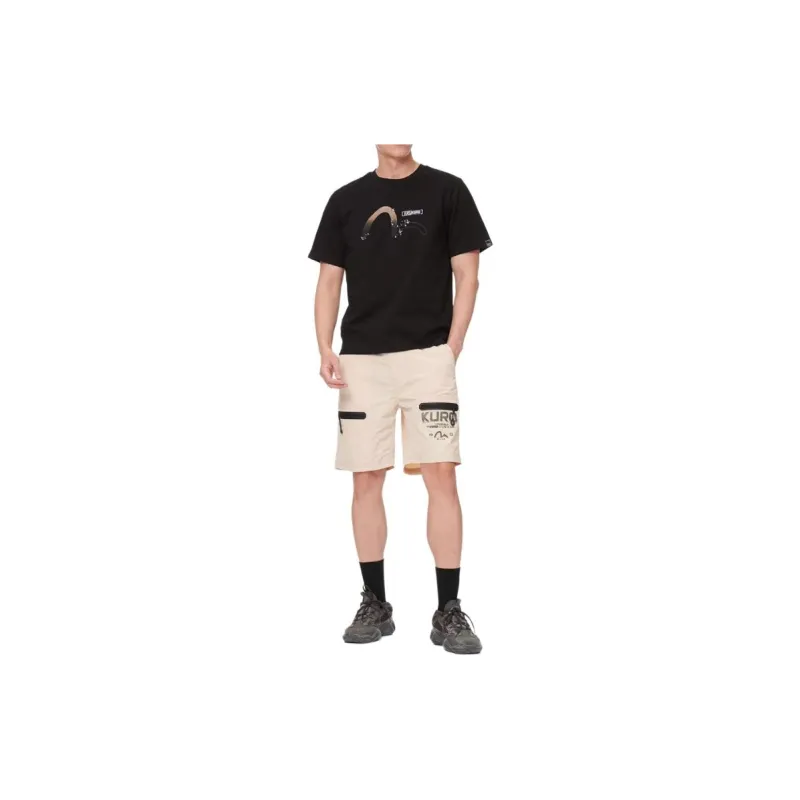 EVISU Sports Shorts Men Apricot-4
