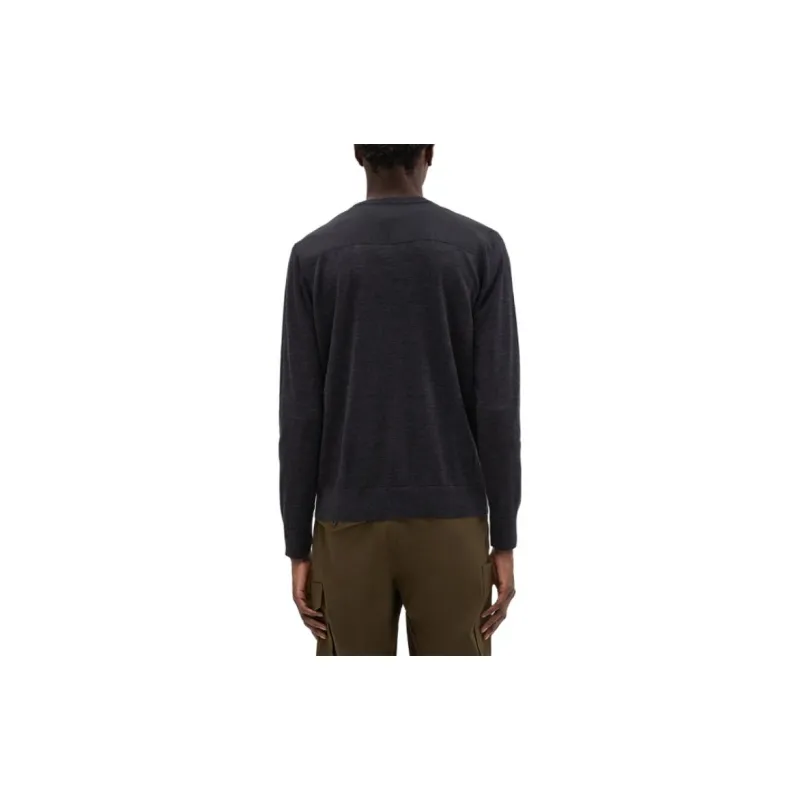THEORY Sweaters Men Black Gray 1N6-1