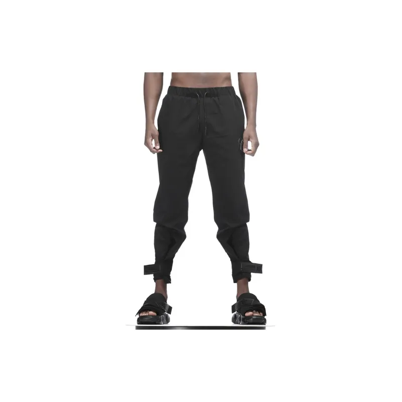 NORVINCY Western Hook-and-Loop Elastic Cuff Outdoor Casual Pants Unisex-8