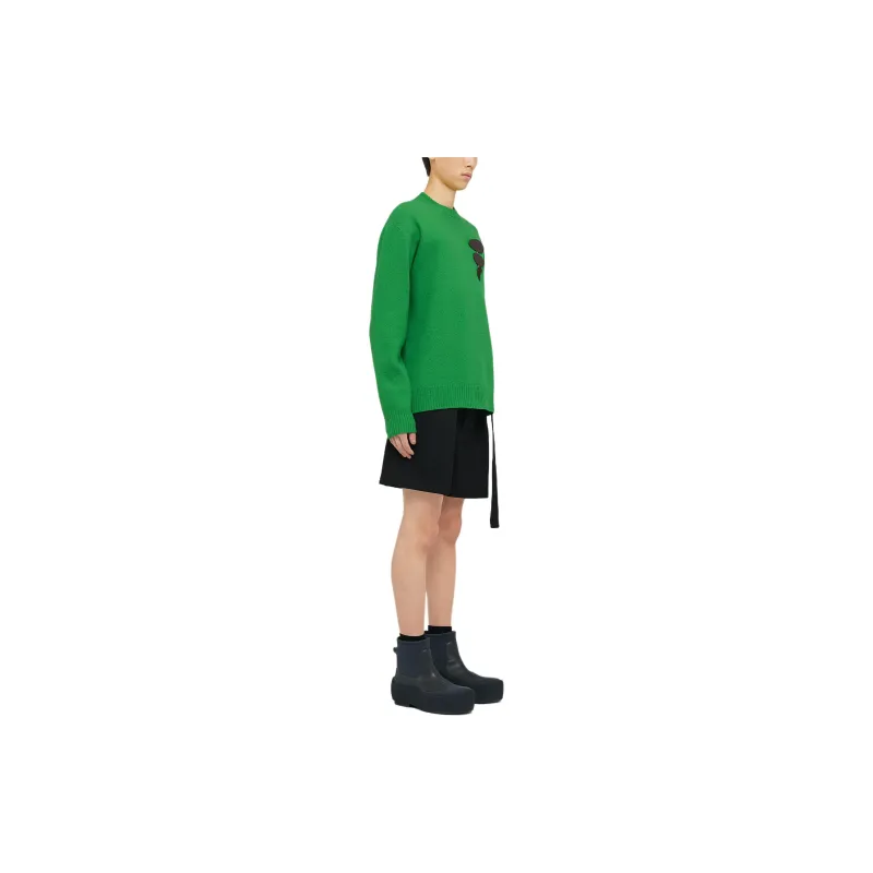 JIL SANDER Belted Wool Tailored Shorts-3