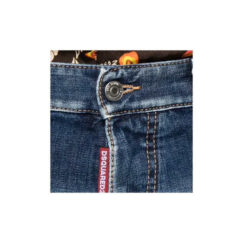 DSQUARED 2 Richard Raised Seam Detailed Slim-Fit Jeans-4