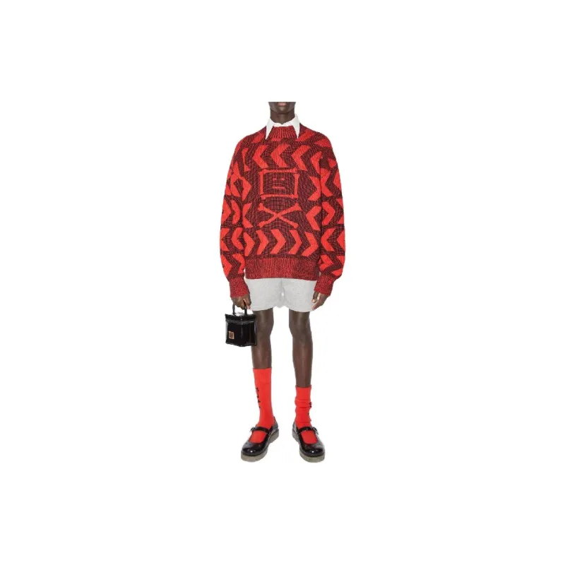 Acne Studios Sweaters Unisex Red-4