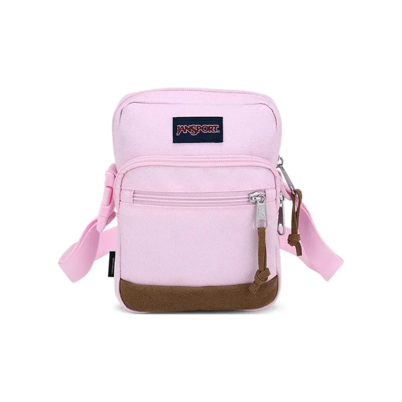 JanSport Suede Crossbody Bag Women's Pink-0