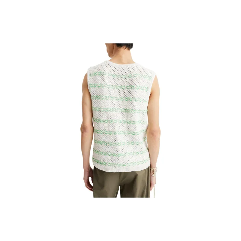 HOLZWEILER Tank Tops Men's Beige-2