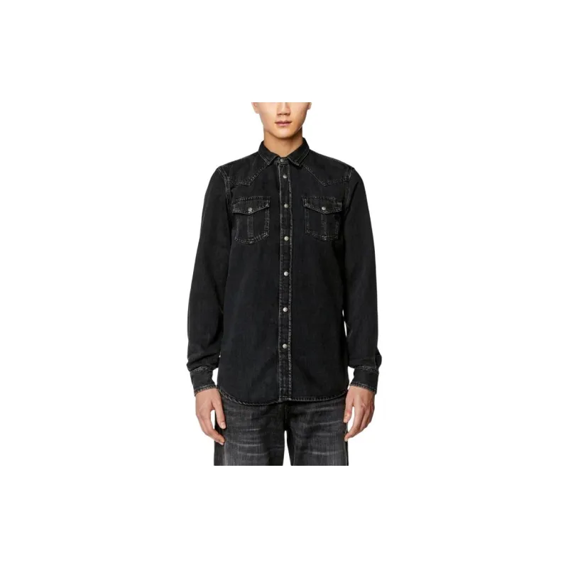 DIESEL D Vega Buttoned Denim Shirt-2