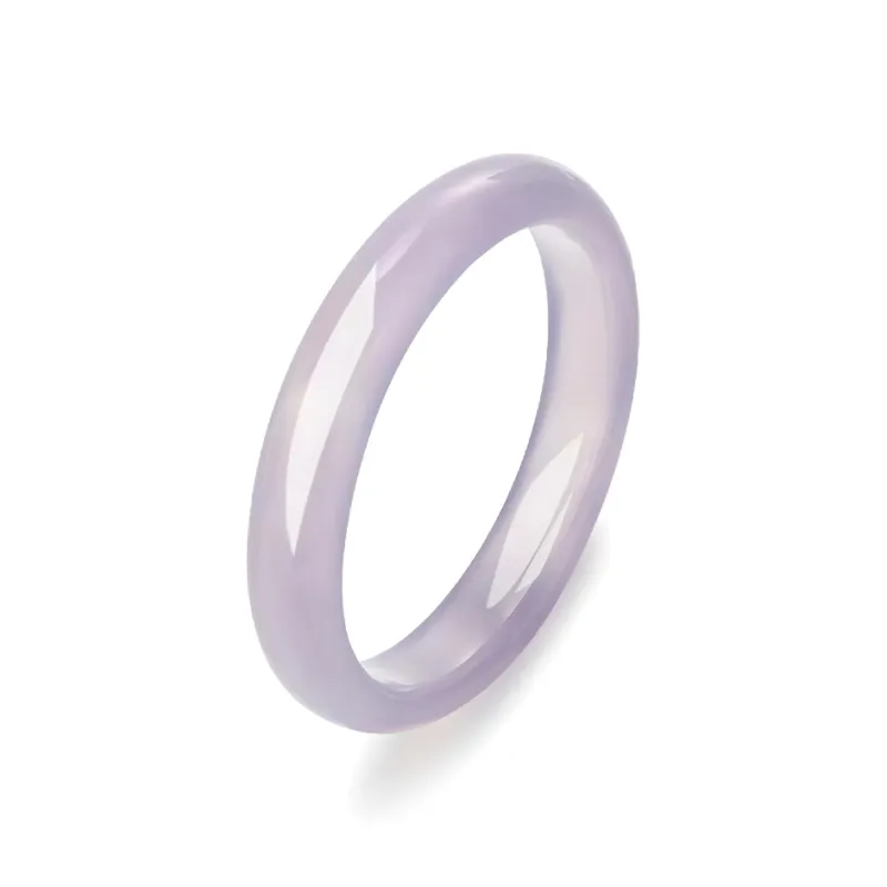 Double Happiness Gift Chalcedony Bangle Women's-0