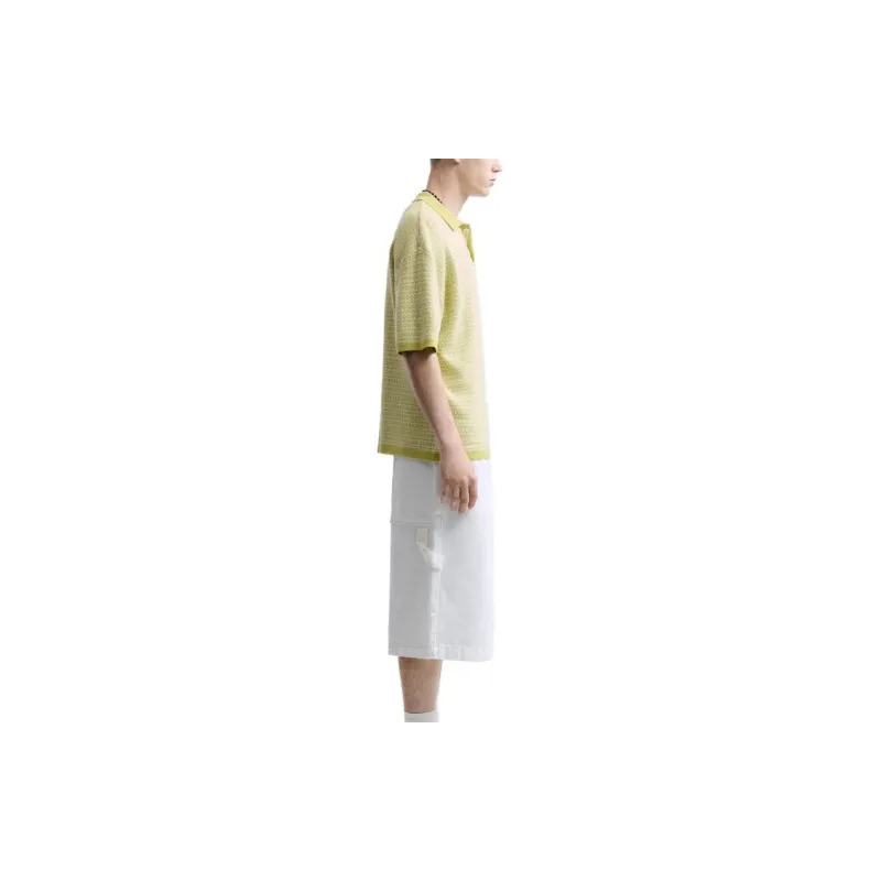 ZARA Polo Shirts Men Lime-2