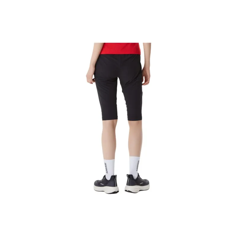 DESCENTE BTF Team 3/4 Stretch Woven Pants Casual Shorts Unisex Black-4