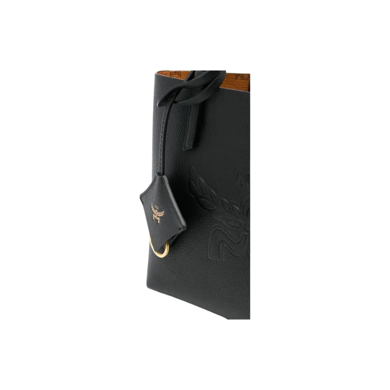 MCM Himmel Leather Tote Bag-3