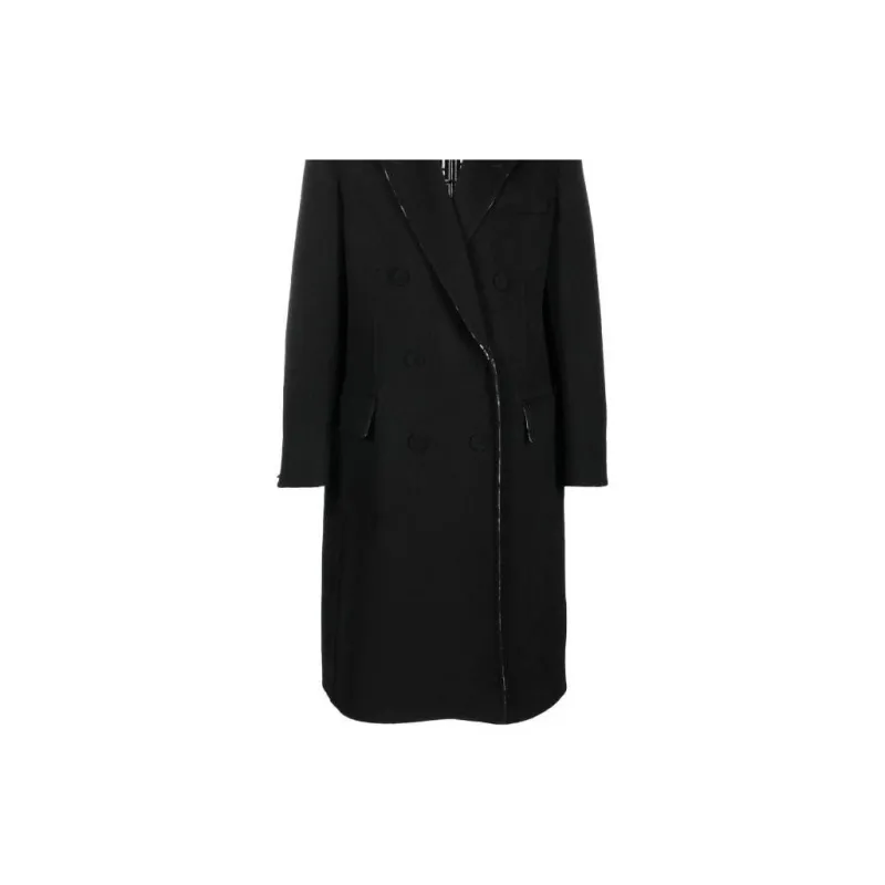 FENDI Reversible Double Breasted Wool Coat-5