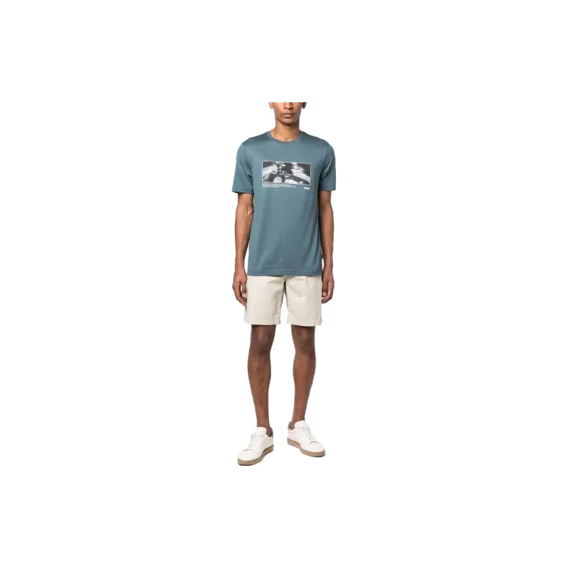 HUGO BOSS T Shirts Men Blue-1