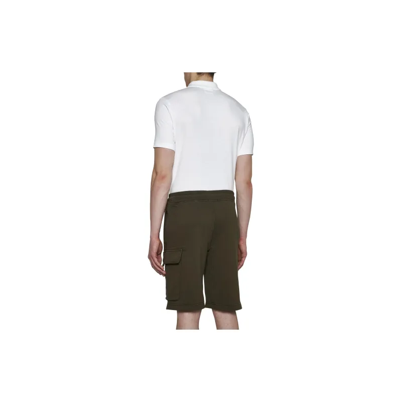 C.P.Company Lens detail Cotton Track Shorts-3