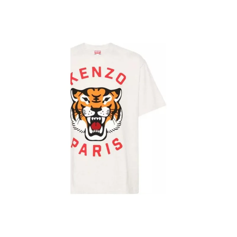 KENZO Lucky Tiger Cotton T shirt-5
