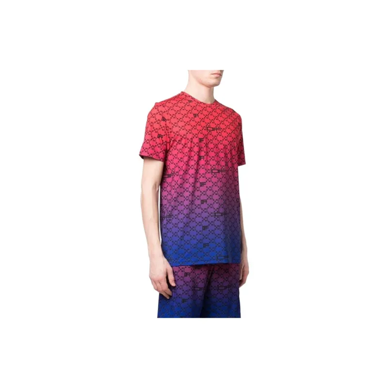 OFF WHITE Iridescent Gradient All Over Arrows Monogram Tank T Shirt-3