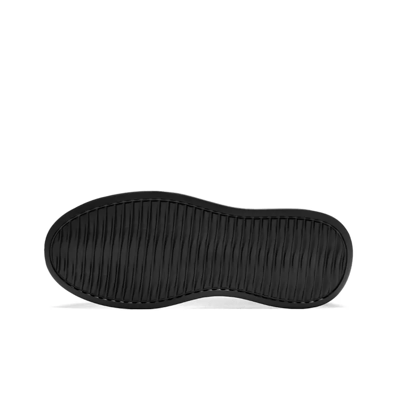 HLA Versatile Platform Sports Low-Top Casual Black Shoes Skateboard Shoes Men's-4