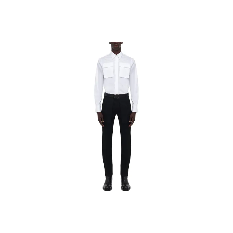 Alexander McQueen Long Sleeved Pocket Detailed Shirt-1